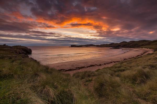 Oldshoremore Sunset .