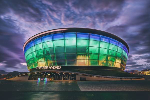 the SSE Hydro by night