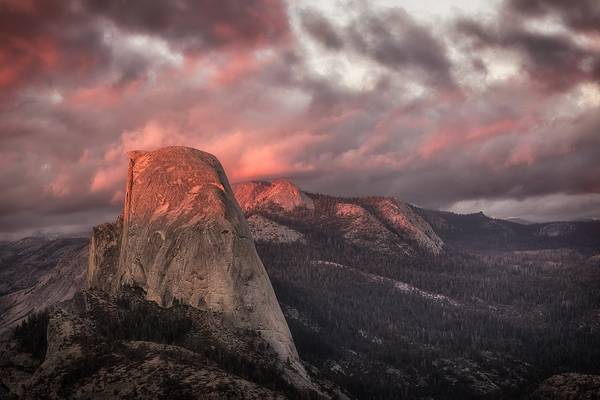 Half Dome Sunset