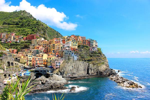 Manarola, Liguria. Clichéd but awesomely beautiful.