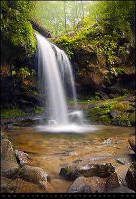 Grotto Falls Smoky Mountains Waterfall Gatlinburg TN