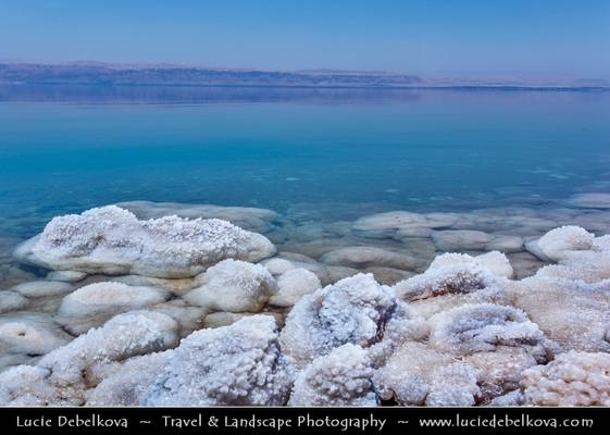 Jordan - Calmness of the Dead Sea at the Crystal Cave