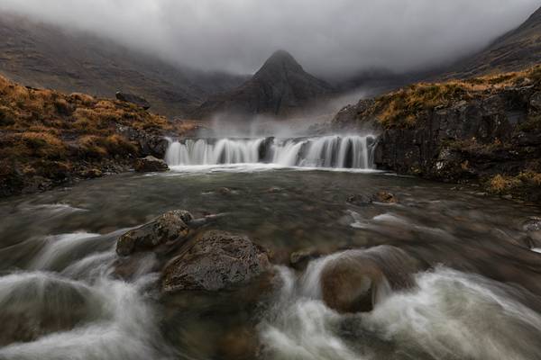 Gale Force Fairy Pools, Isle of Skye, Scotland