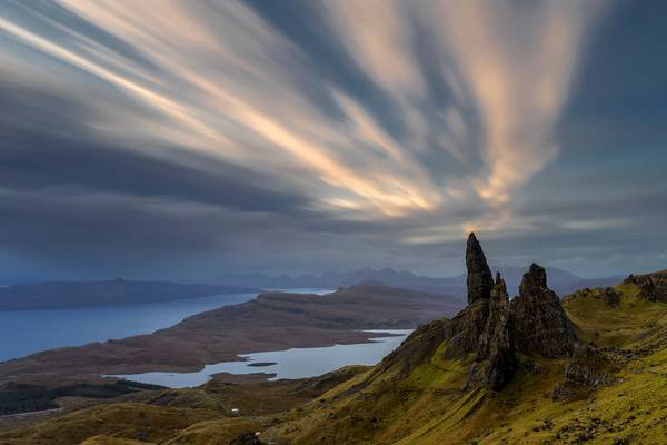 Streaky Skies at Sunrise, Old Man of Storr, Isle of Skye, Scotland