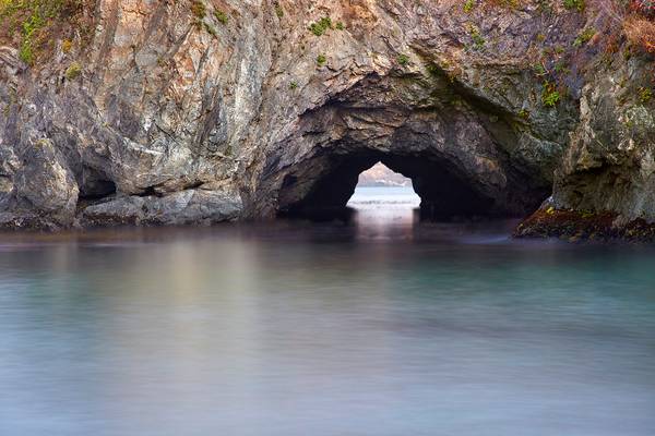 Portal to Mendocino, Mendocino Beach, California