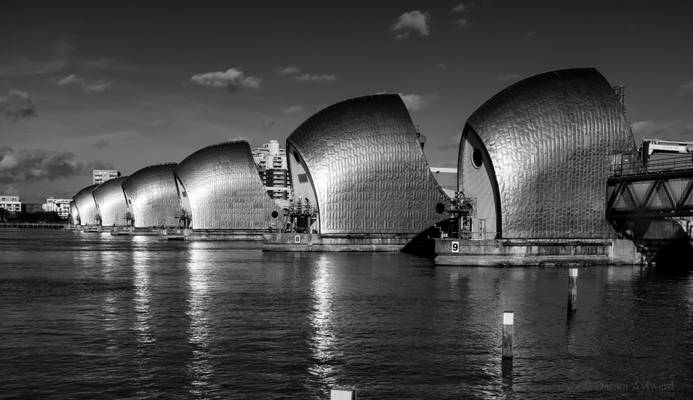 The Thames Barrier, Greater London, England