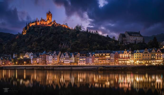 Blue hour in Cochem (explored | Nov 29, 2017 | 4)