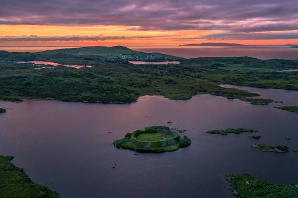 "Ring Fort Island of Lough Doon"