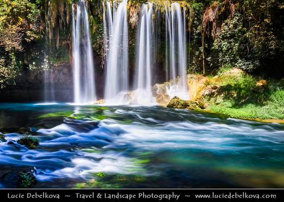 Turkey - The Upper Duden Waterfall North of Antalya