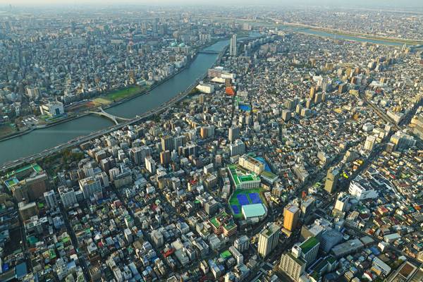 Sumida City from Skytree Tokyo