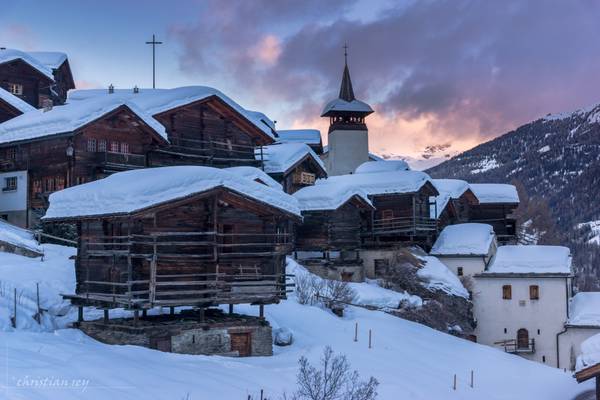 Grimentz, the old village