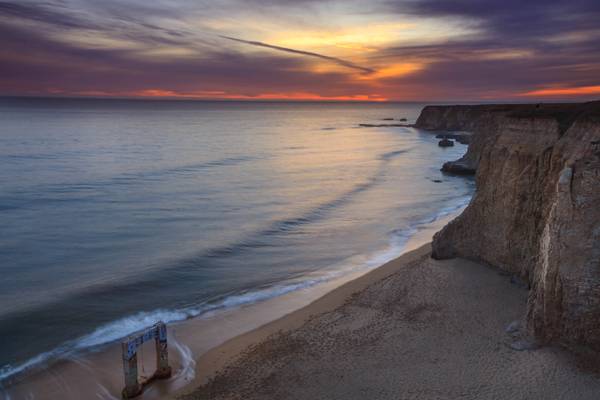 Davenport old Pier Beach