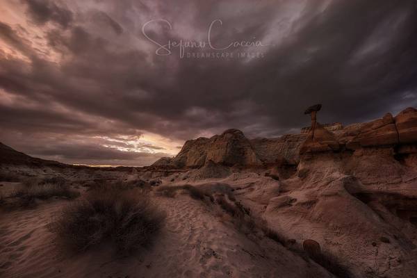 Sand on the rocks