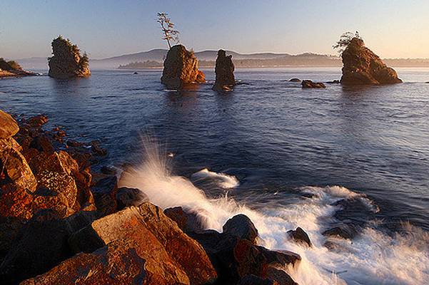 Rocky sunset