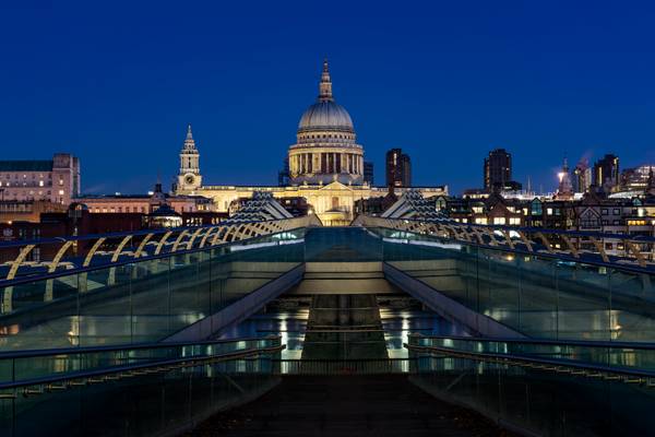 A Blue Morning On The Bridge