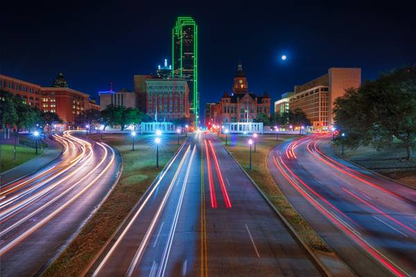 Dallas Skyline - Dealey Plaza