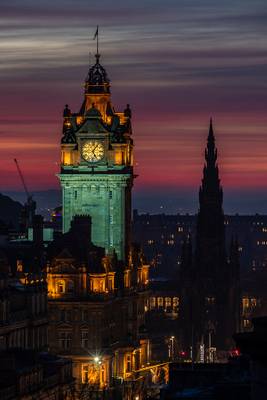 Sunset from Calton Hill