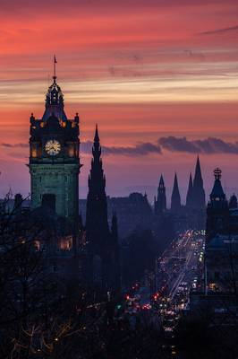 Sunset from Calton Hill