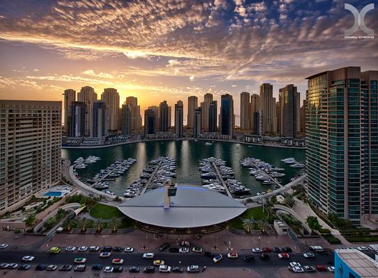 Dubai Marina Sunset