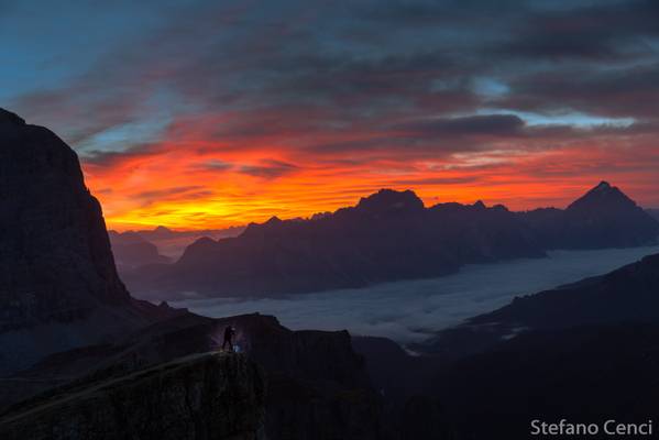 L'Alba dal Lagazuoi