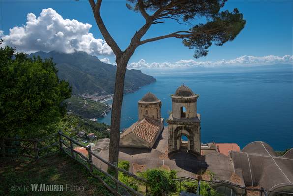 Amalfi Coast from Villa Rufolo