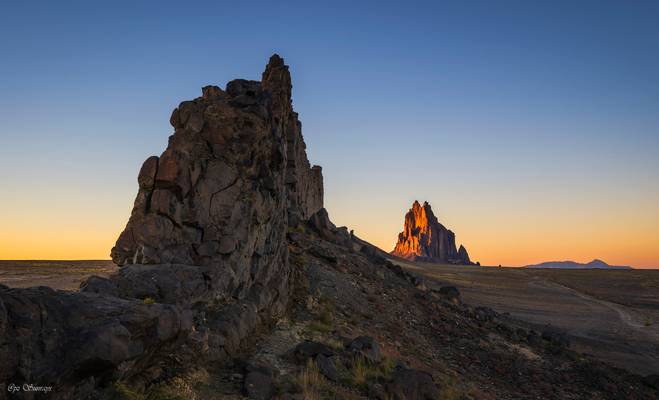 Echo with Shiprock