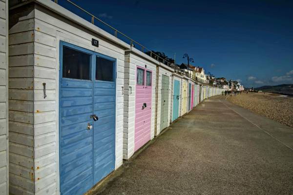Beach Huts, Lyme Regis, Feb 2016