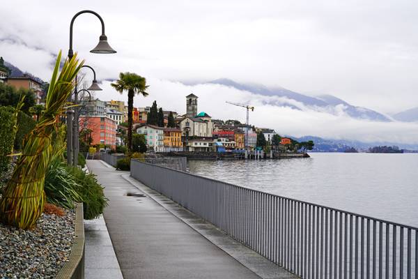 Brissago lakeshore, Ticino, Switzerland