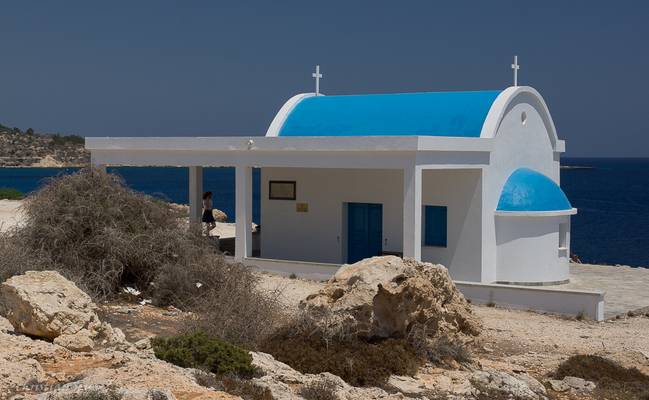 Little church "Agioi Anagyroi", Cape Gkreko, Cyprus