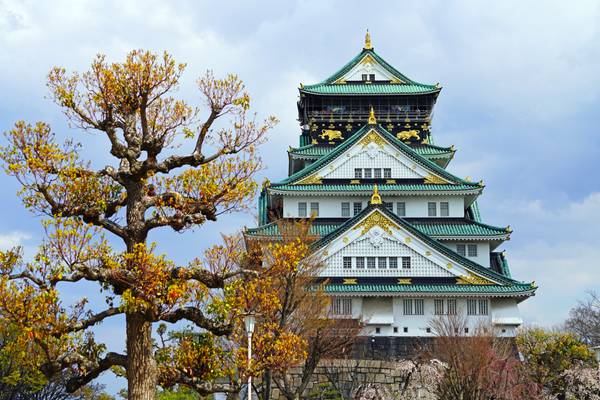 Magnificent Osaka Castle, Japan