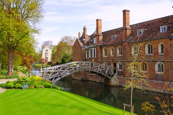 Queens Colege & Mathematical Bridge, Cambridge
