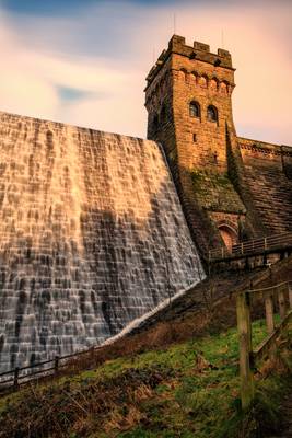 'Gothic' Derwent Dam, England