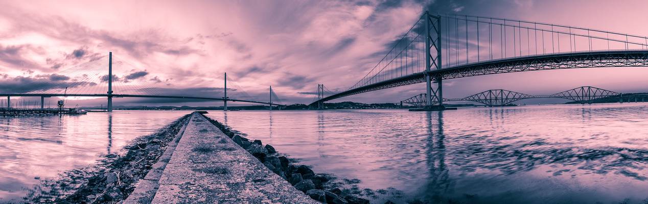 The Three Forth Bridges Mono Pano