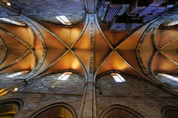 The vault of Bamberg Cathedral, Germany