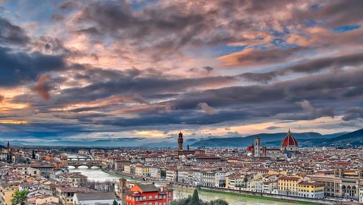 Florence Skyline Late Afternoon