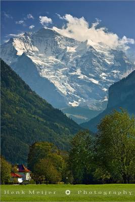 View on the Jungfrau - Interlaken - Switzerland