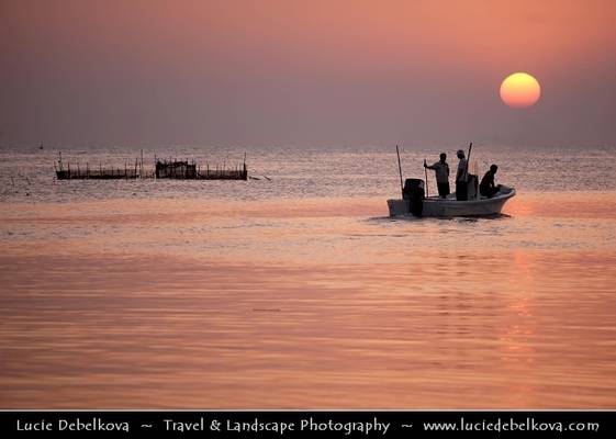 Bahrain - Sunrise Fishing at the Askar Beach