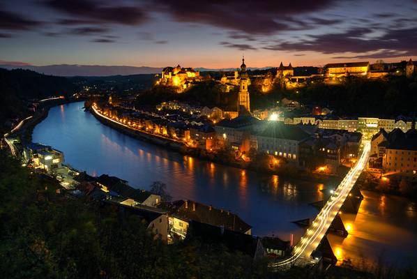 Burghausen at Dusk