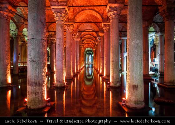 Turkey - Magic of Basilica Cistern "Sunken Palace" in Istanbul