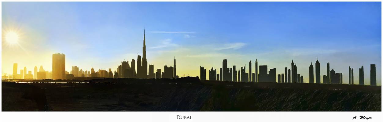 Dubai Silhouette.