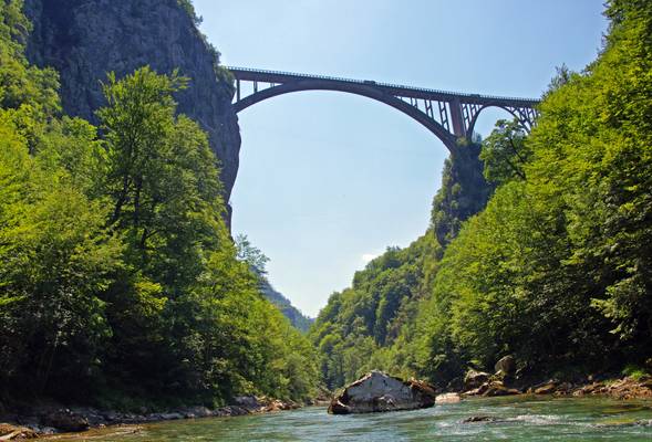 Underneath Tara bridge