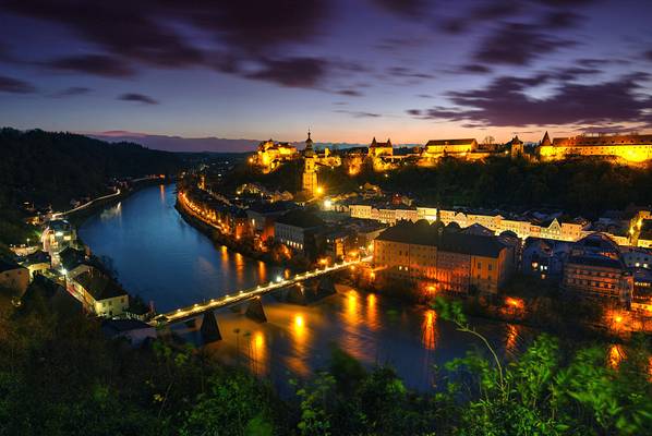 Burghausen at Dusk