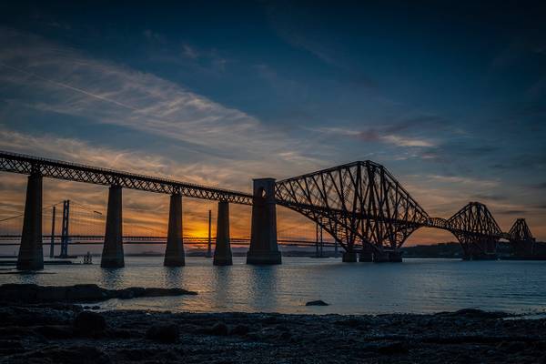 Sunset in South Queensferry