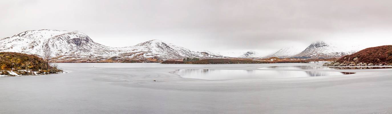 Winter Wonderland, Lochan na-h Achlaise, Rannoch Moor, Scotland