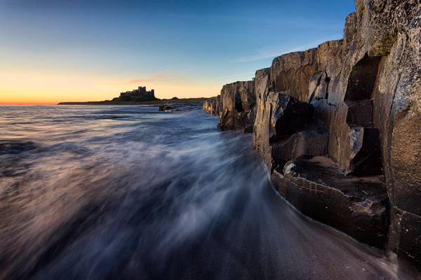 Sunrise at Bamburgh Castle, Northumberland
