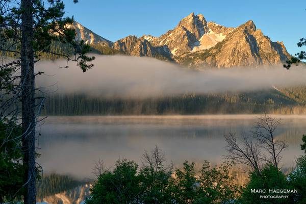 Morning on Stanley Lake, Idaho