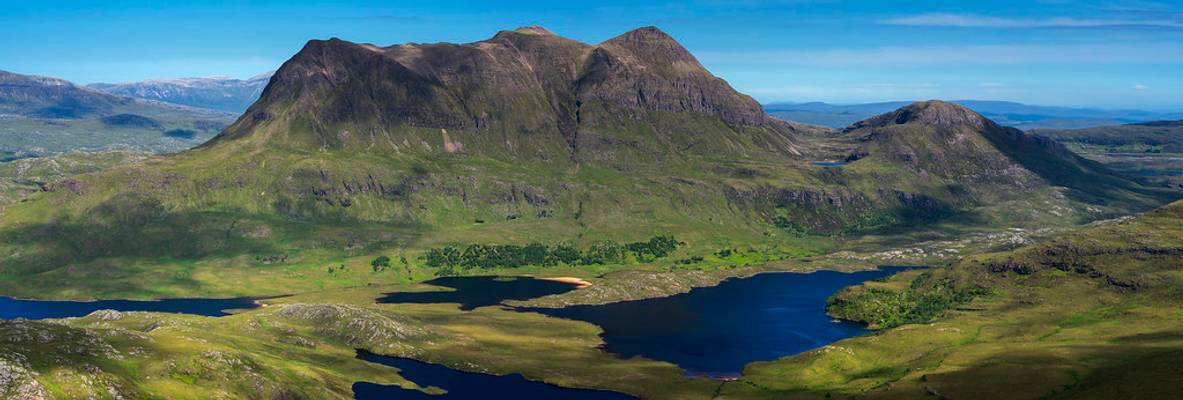 Cul Mor from Stac Pollaidh, Coigach.