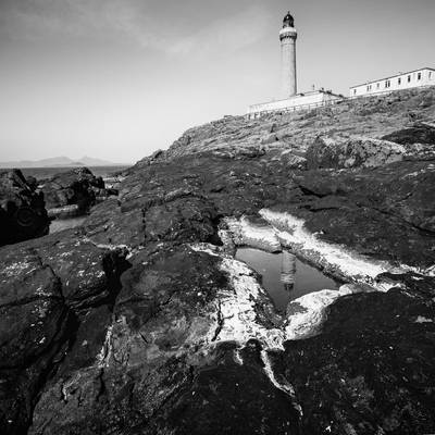 Ardnamurchan Lighthouse Black and White