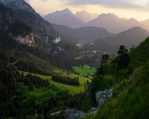 Castle in the Alps