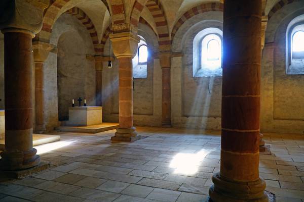 Mystery of the ancient crypt, Speyer Dom, Germany